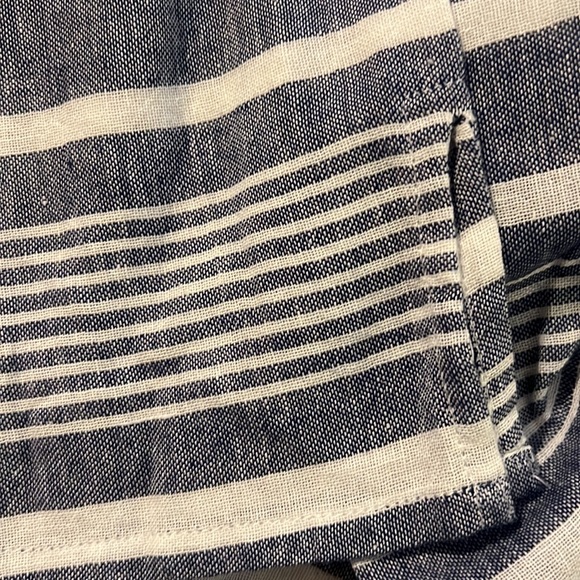 Mud pie New Melanie Navy Stripe Tunic Top Small - Picture 2 of 5